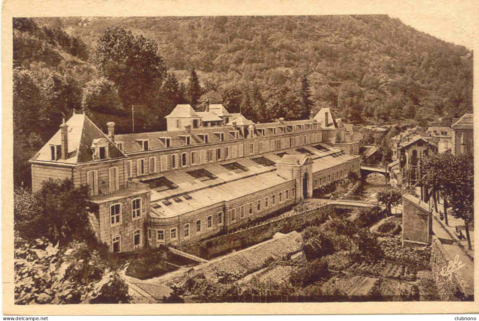 CPA - AX LES THERMES -ETABLISSEMENT DU TEICH ET AVENUE TURREL - Ax Les Thermes