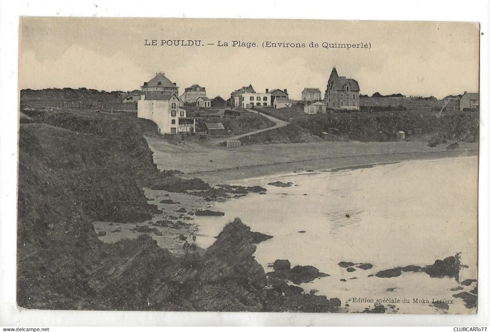 Clohars-Carnoët (29) : Vue Générale Du Quartier De La Plage De Le Pouldu Vers Quimperlé En 1962 PF. - Clohars-Carnoët