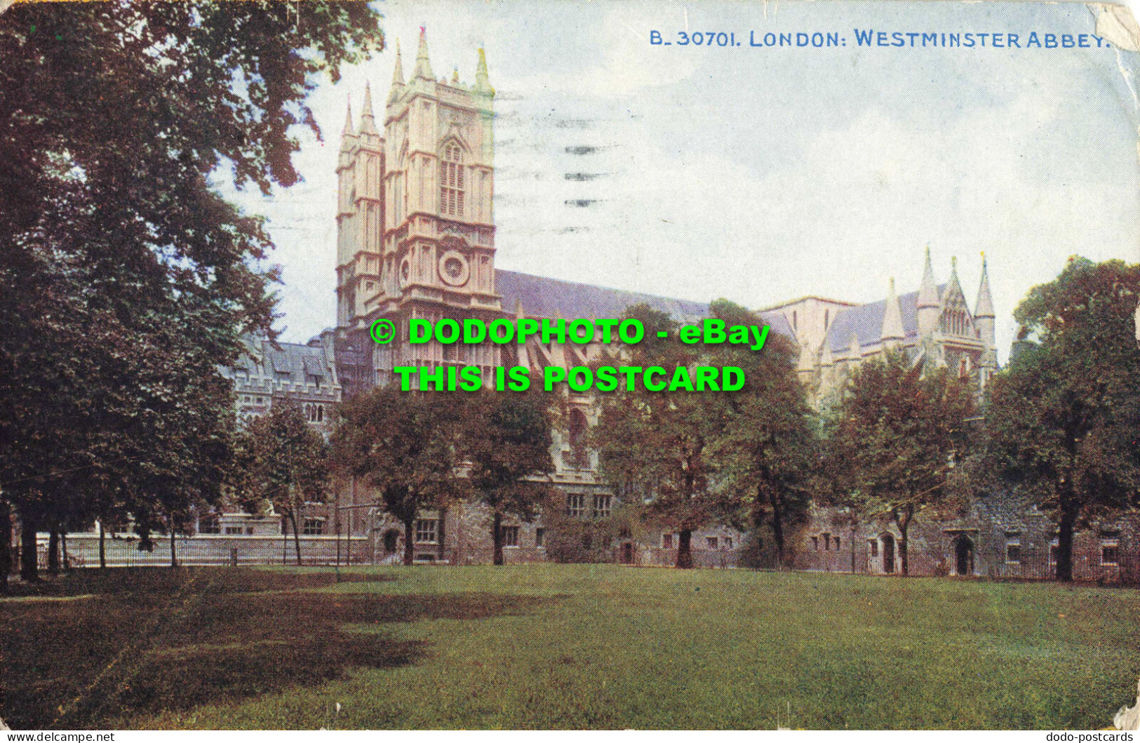 R562986 B. 30701. London. Westminster Abbey. Celesque Series. Photochrom. 1925 - Other & Unclassified