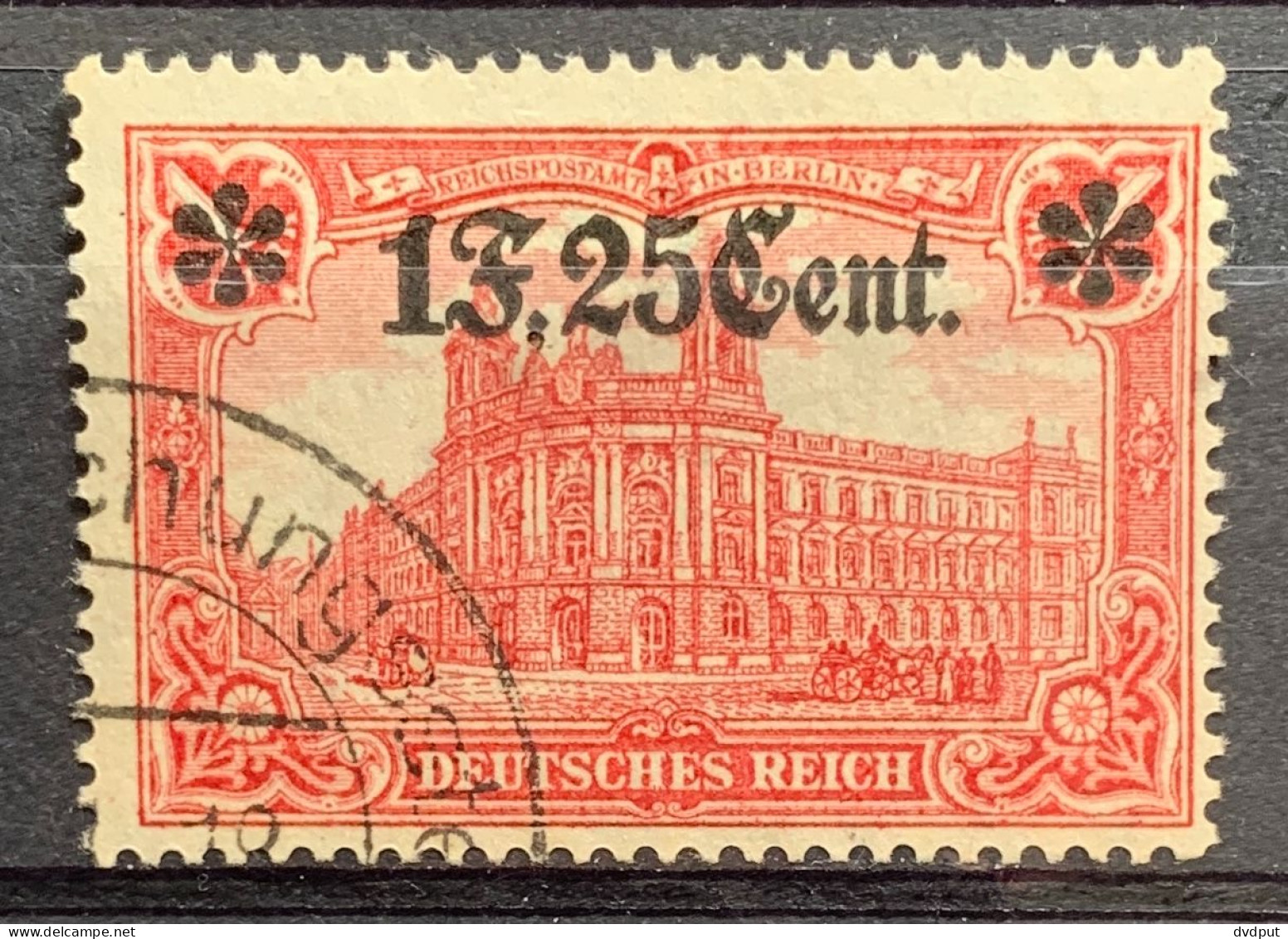 België, 1916, OC36, Gestempeld, OBP 75€ - OC26/37 Etappengebied.