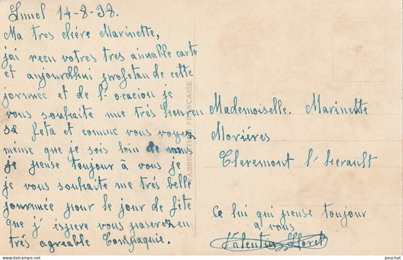 YO 6-(30) SOUVENIR DU GRAU DU ROI - CARTE FANTAISIE - VUE DE LA PLAGE , DECOR FLEURS : OEILLETS - 2 SCANS - Le Grau-du-Roi