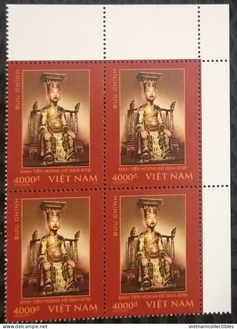 Block 4 Of Viet Nam Vietnam MNH Perf Stamps 2024 : 1100th Birth Anniversary Of Emperor Dinh Tien Hoang (Ms1187) - Viêt-Nam
