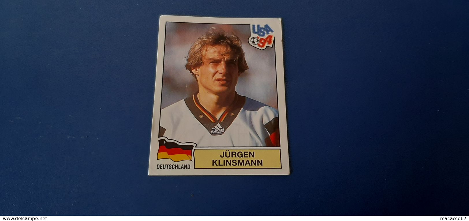 Figurina Panini WM USA 94 - 183 Klinsmann Germania - Edición Italiana
