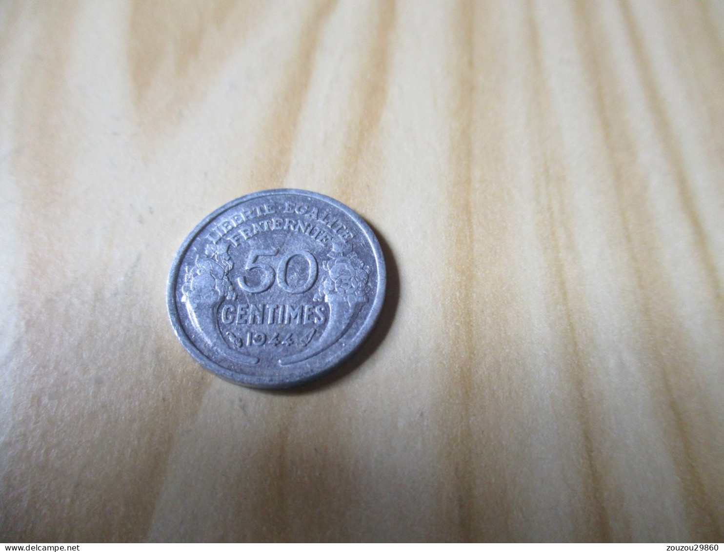 France - 50 Centimes Morlon 1944 Alu.N°642. - 50 Centimes