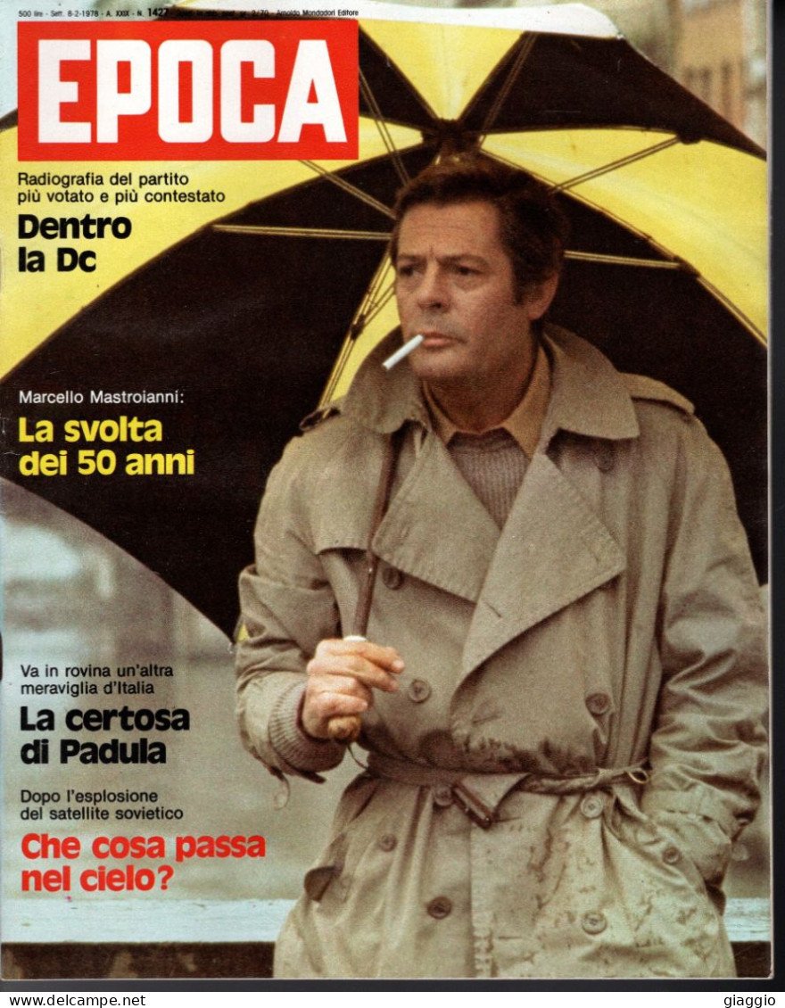 °°° RIVISTA EPOCA N° 1427 DEL 8 FEBBRAIO 1978 °°° - Sonstige & Ohne Zuordnung