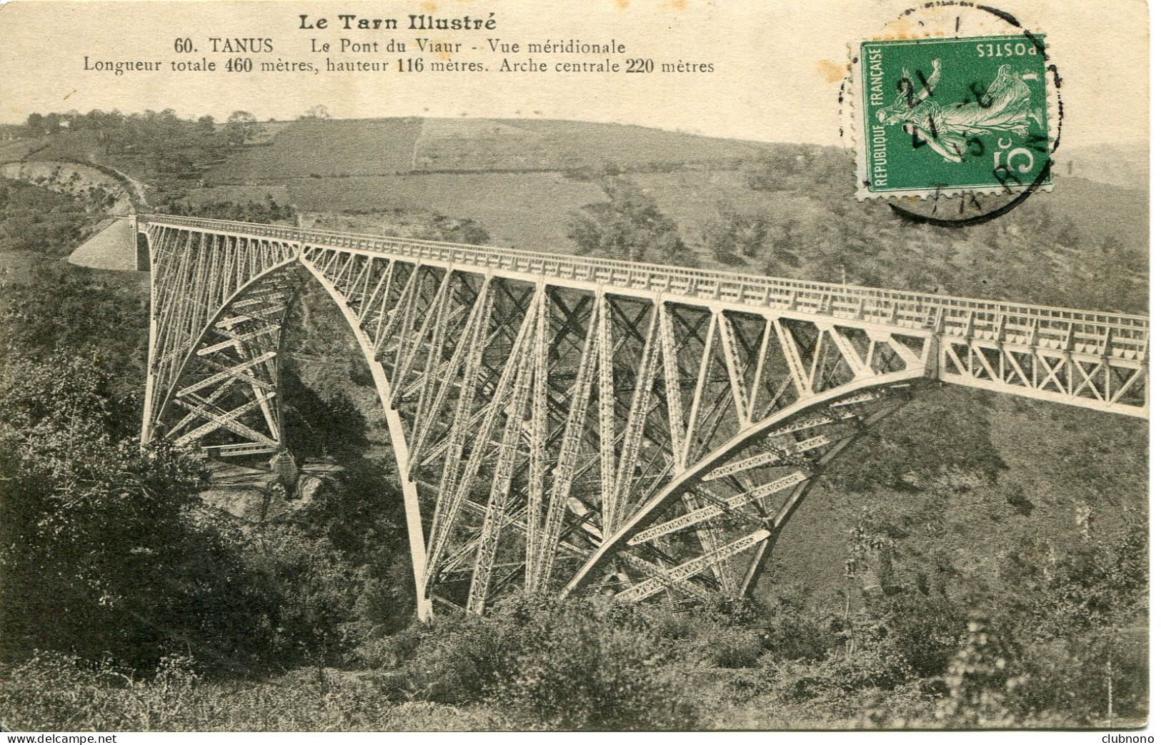 CPA -  TANUS - PONT DU VIAUR - VUE MERIDIONALE - Other & Unclassified