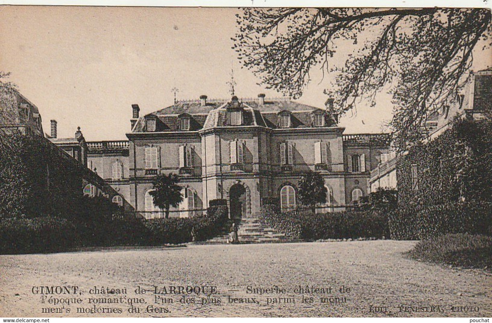 YO 11-(32) GIMONT - CHATEAU DE LARROQUE  - 2 SCANS - Other & Unclassified