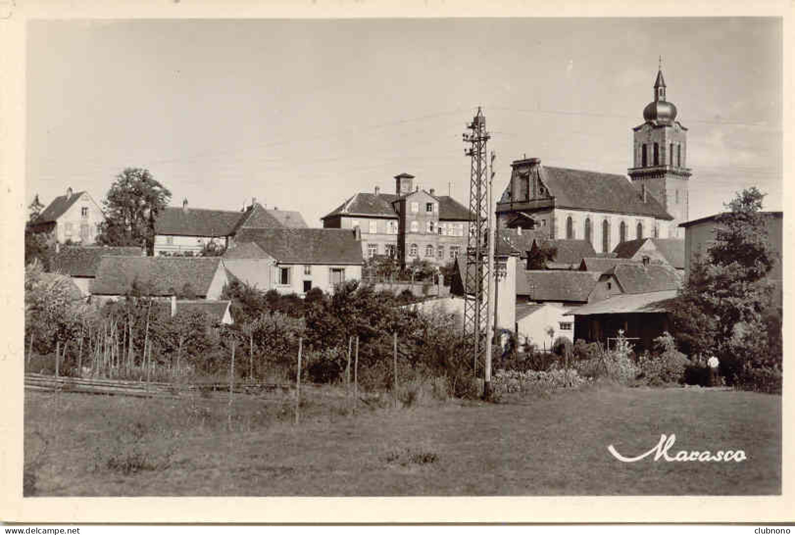 CPSM - DETTWILLER - L'EGLISE ET L'ECOLE - Sonstige & Ohne Zuordnung