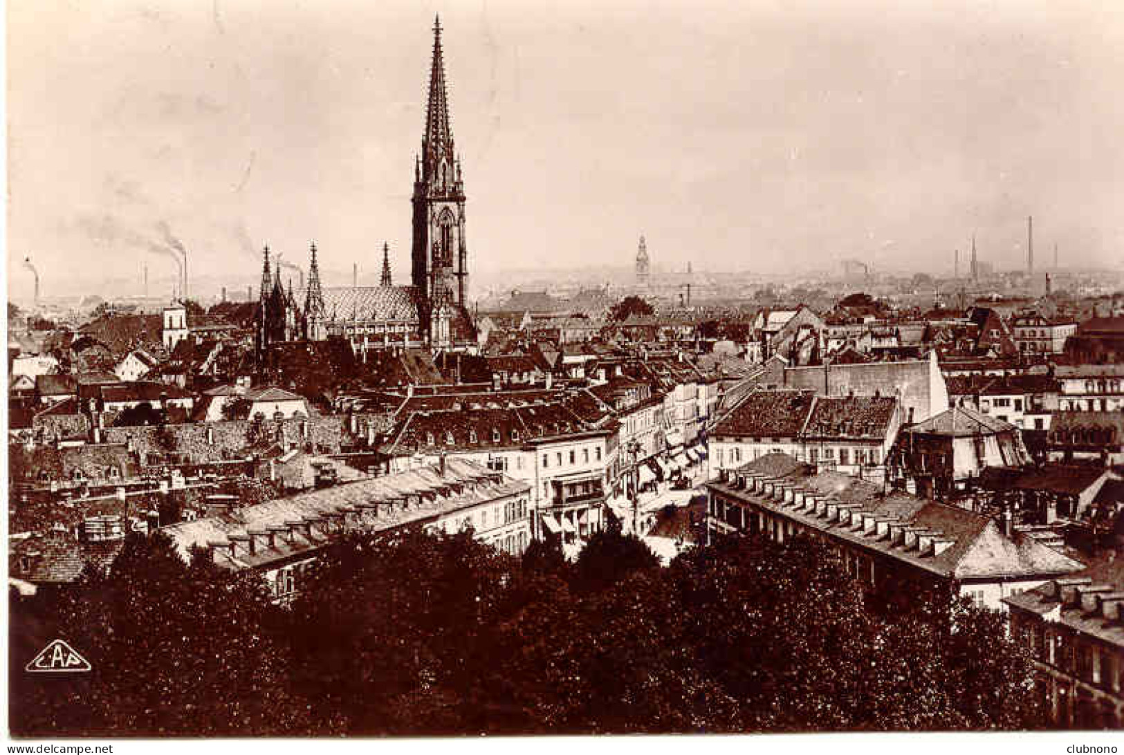 CPSM - MULHOUSE - VUE GENERALE (1931) - Mulhouse