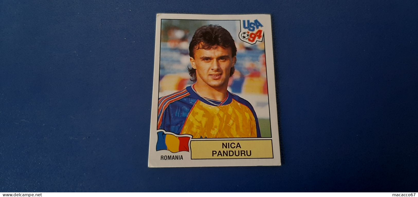 Figurina Panini WM USA 94 - 087 Panduru Romania - Edición Italiana