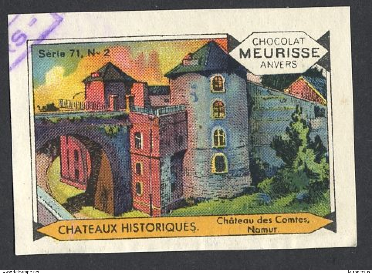 Meurisse - Ca 1930 - 71 - Chateaux Belge, Belgian Castles, Belgische Kastelen - 2 - Château Des Comptes, Namur - Andere & Zonder Classificatie