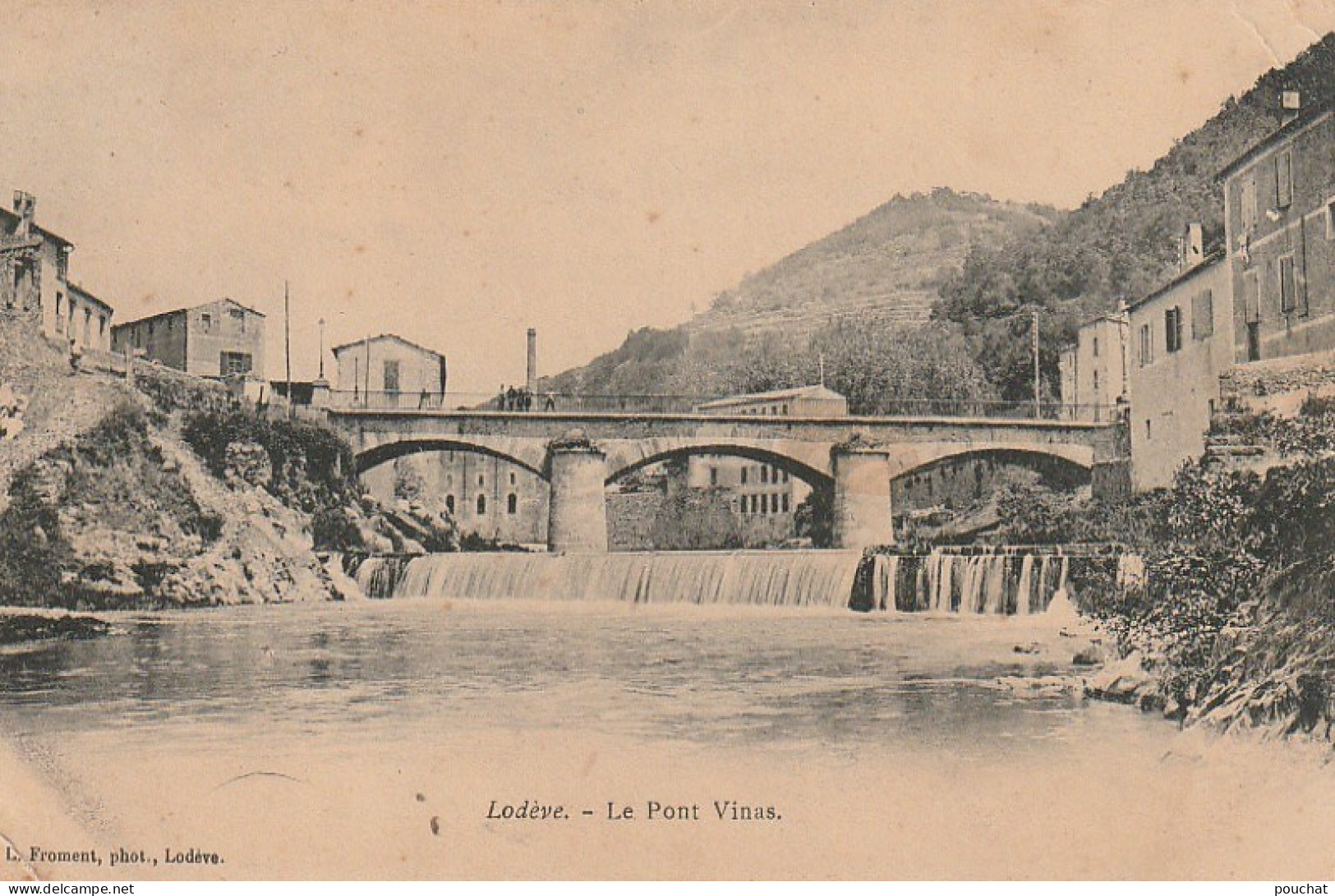 YO 15-(34) LODEVE - LE PONT VINAS - 2 SCANS - Lodeve