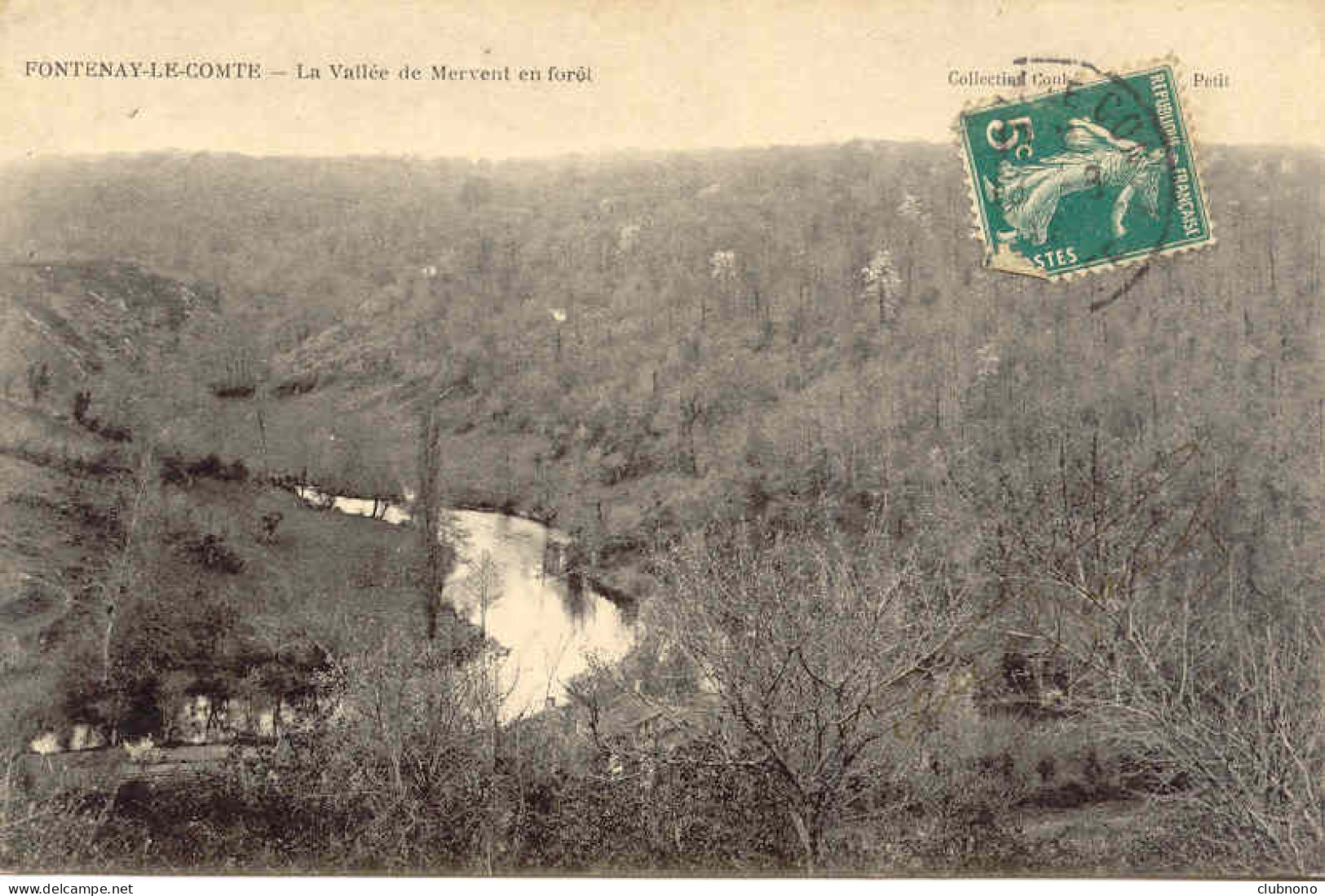 CPA - FONTENAY LE COMTE - LA VALLEE DE MERVENT EN FORET - Fontenay Le Comte