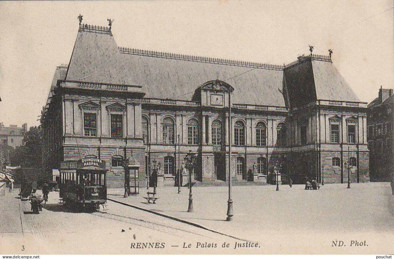 YO 16-(35) RENNES - LE PALAIS DE JUSTICE - TRAMWAY - 2 SCANS - Rennes