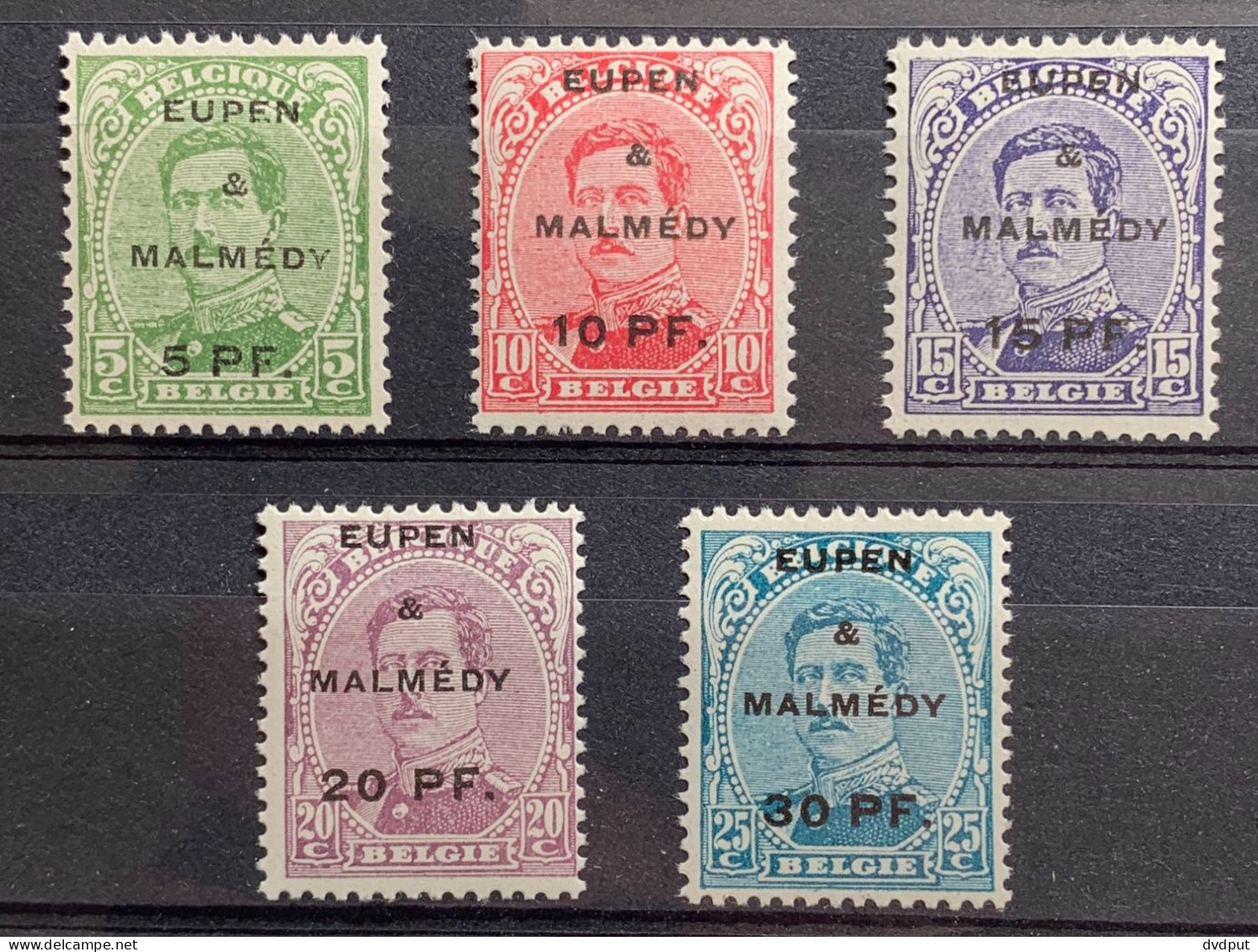 België, 1920, OC55/59, Postfris **, OBP 8€ - OC55/105 Eupen & Malmédy