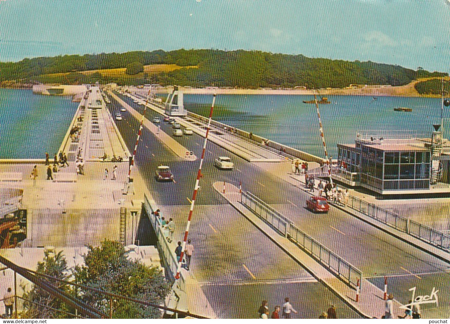 YO 16-(35) ST MALO , ST SERVAN , DINARD - LE BARRAGE DE L' USINE MAREMOTRICE DE LA RANCE - CARTE COULEURS - 2 SCANS - Saint Malo