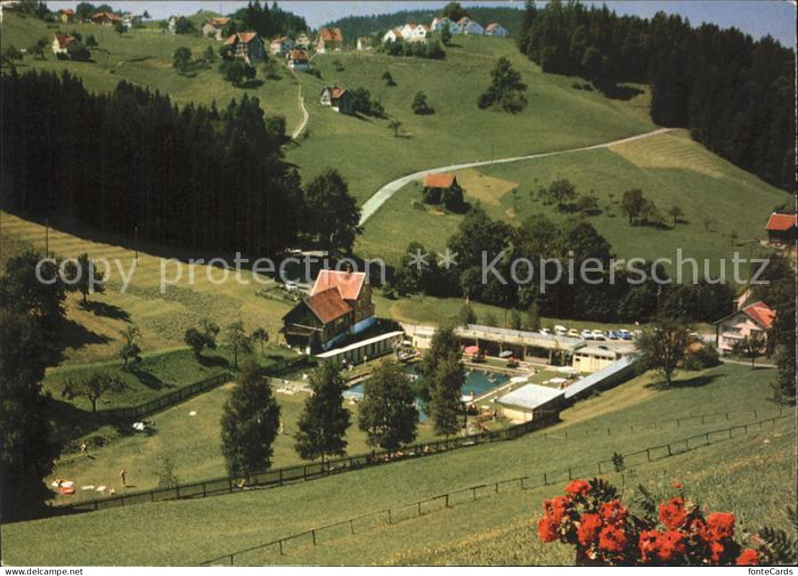 12027788 Walzenhausen AR Schwimmbad Ferienhaeuser Sonne Moos Walzenhausen - Sonstige & Ohne Zuordnung