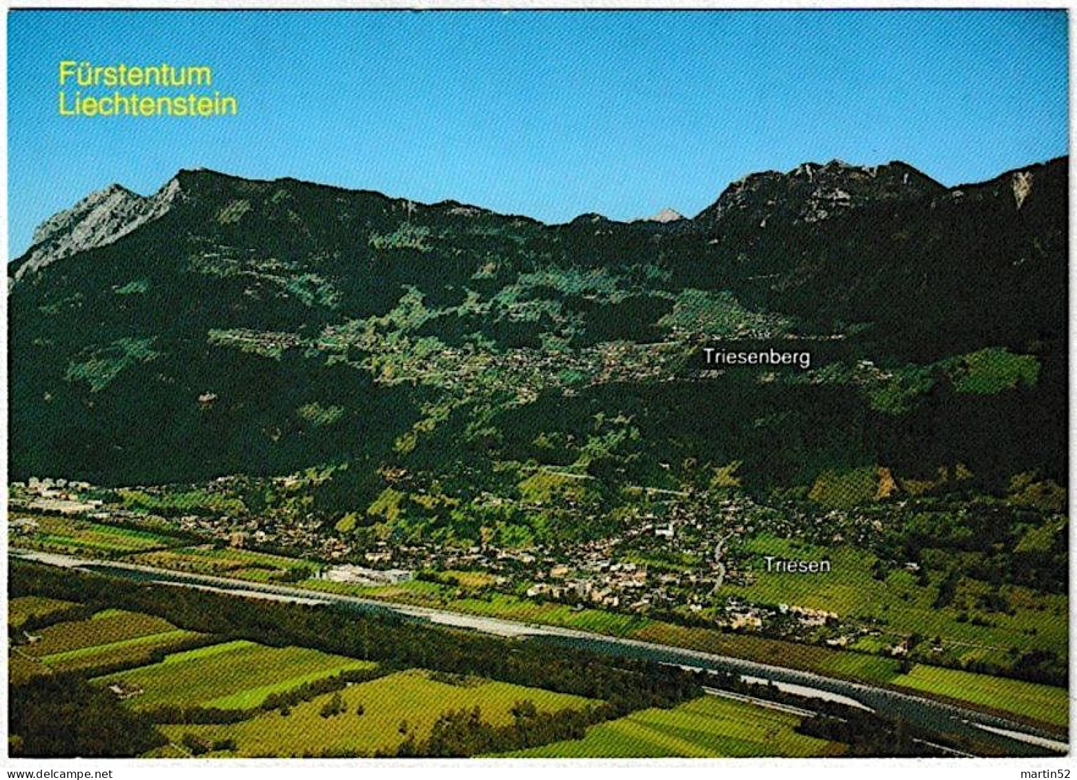 Liechtenstein 1993: "Triesen Und Triesenberg" Zu 1011-14 Mi 1069-72 Yv 1000-13 Mit ⊙ VADUZ 21.10.93 - Storia Postale