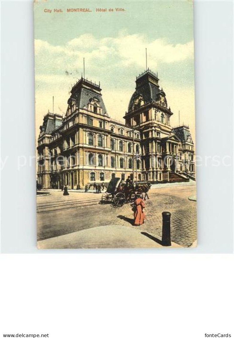 12026645 Montreal Quebec Hotel De Ville City Hall Montreal - Zonder Classificatie