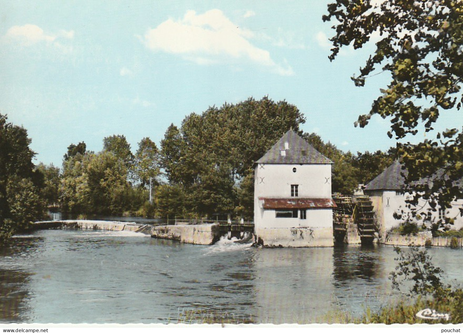 YO 18-(37) PONT DE RUAN - LE MOULIN DE BALZAC SUR L' INDRE - CARTE COULEURS - 2 SCANS - Sonstige & Ohne Zuordnung