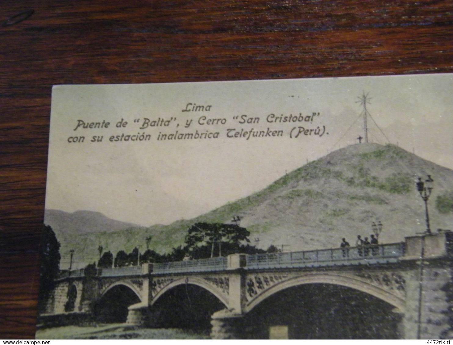 CPA - Amérique - Pérou - Lima - Puente De Balta , Y Cerro San Cristobal - Telefunken - 1910 - SUP (HV 53) - Perú