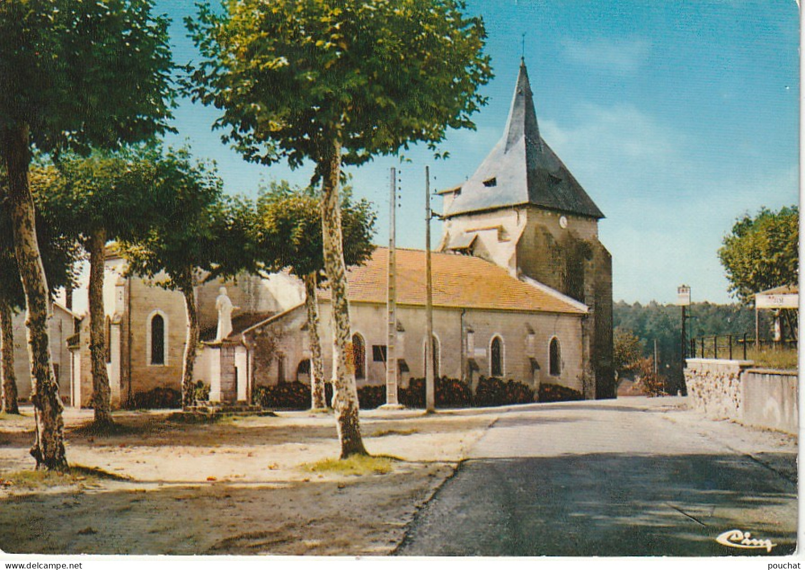 YO 22-(40) LESPERON - L' EGLISE  - CARTE COULEURS - 2 SCANS - Otros & Sin Clasificación