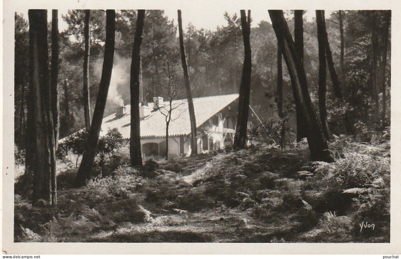 YO 23-(40) HOSSEGOR - VILLA DANS LA FORET EN BORDURE DU LAC - 2 SCANS - Hossegor