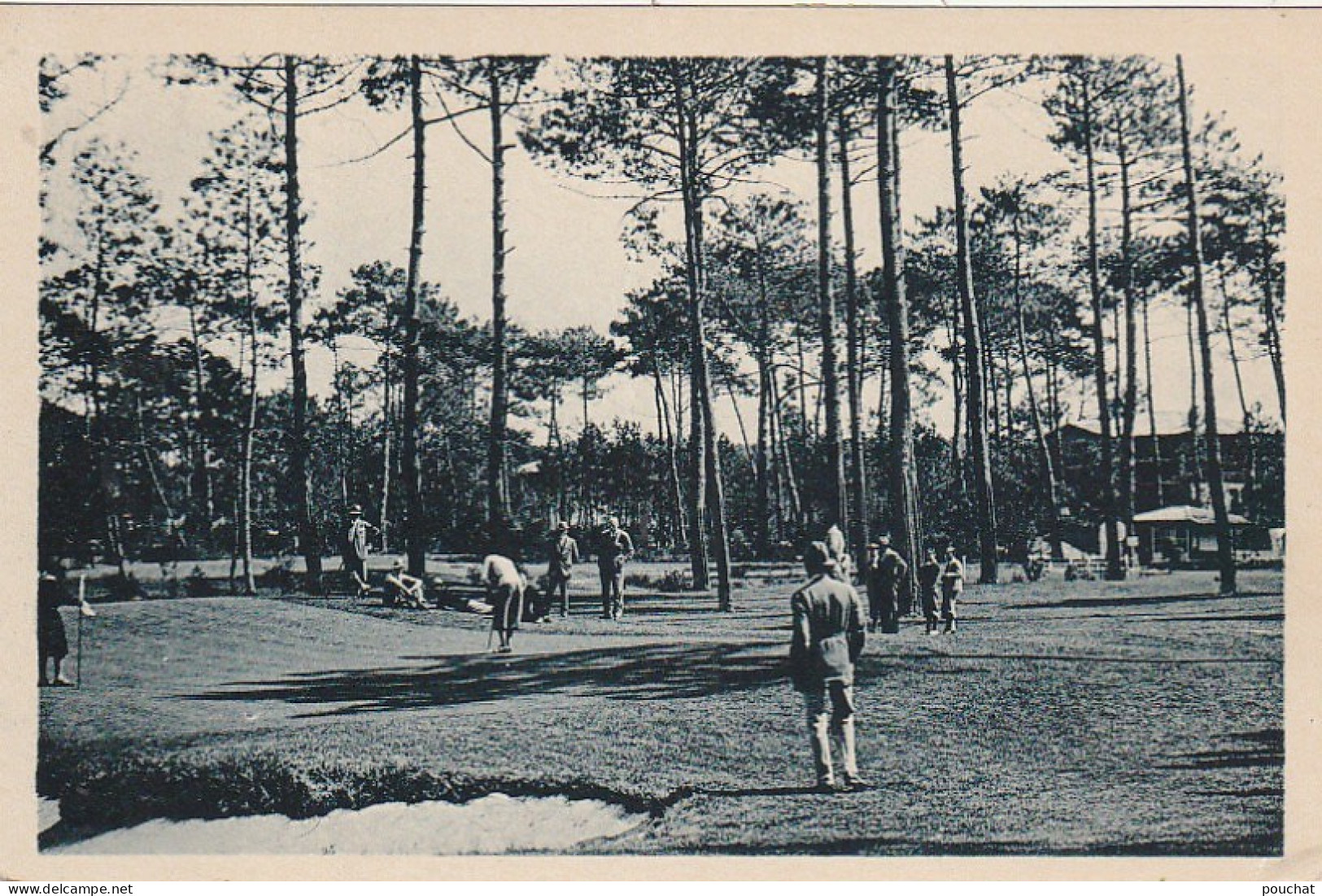 YO 23-(40) HOSSEGOR - LE PARCOURS DE GOLF - ANIMATION - EDIT. VIGNES , CASTETS DES LANDES - 2 SCANS - Hossegor