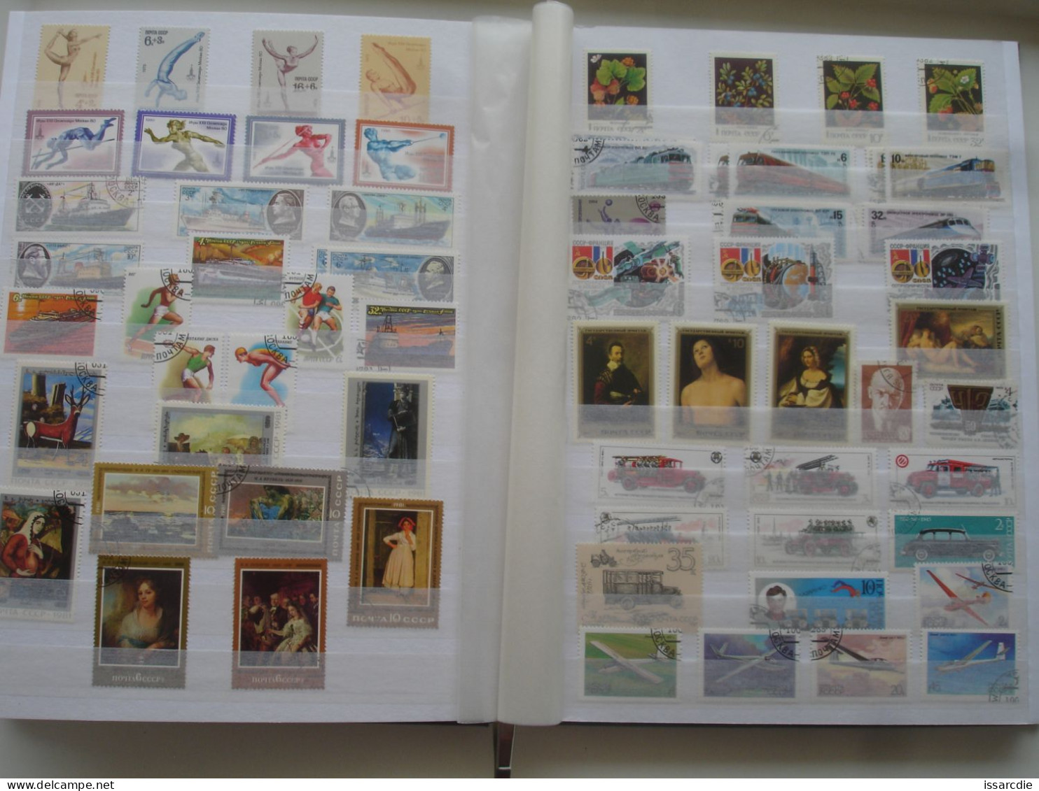 Russie album 32 pages timbres oblitérés neufs* neufs **