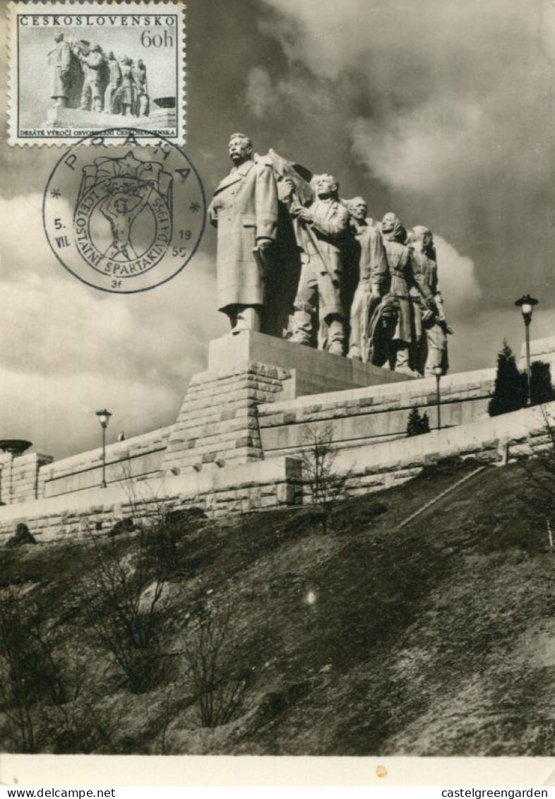 X0304 Ceskoslovensko, Maximum 1955,  Stalin Monument Of Prague - Sonstige & Ohne Zuordnung