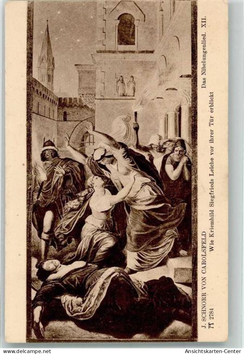 39679006 - Sign. Carolsfeld V. J. Schnorr Das Nibelungenlied XII. F.A. Ackermann`s Nr. 2784 - Contes, Fables & Légendes