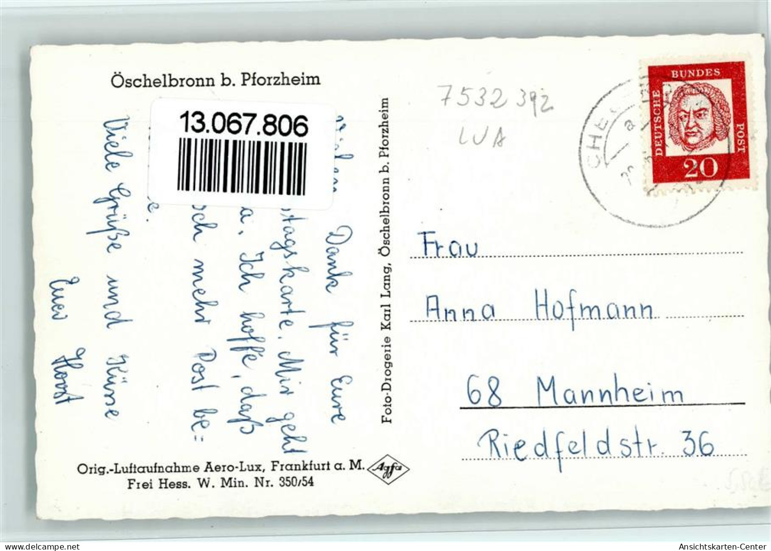 13067806 - Oeschelbronn , Baden - Karlsruhe