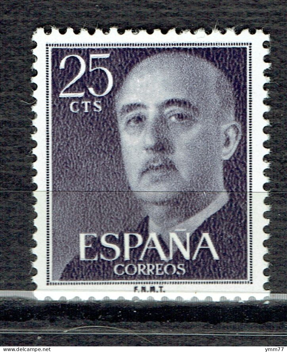 Série Courante : Général Francisco Franco - Unused Stamps