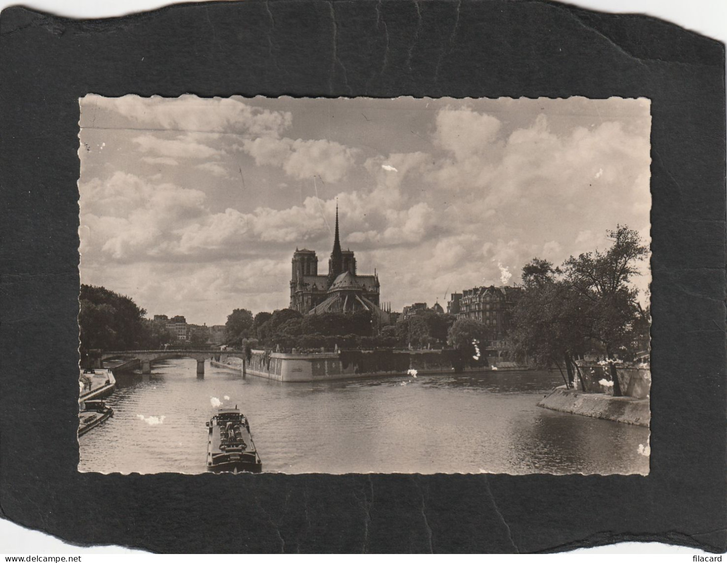 128760          Francia,       Paris,   Vue  Sur  La  Cite,   VG  1948 - Panorama's