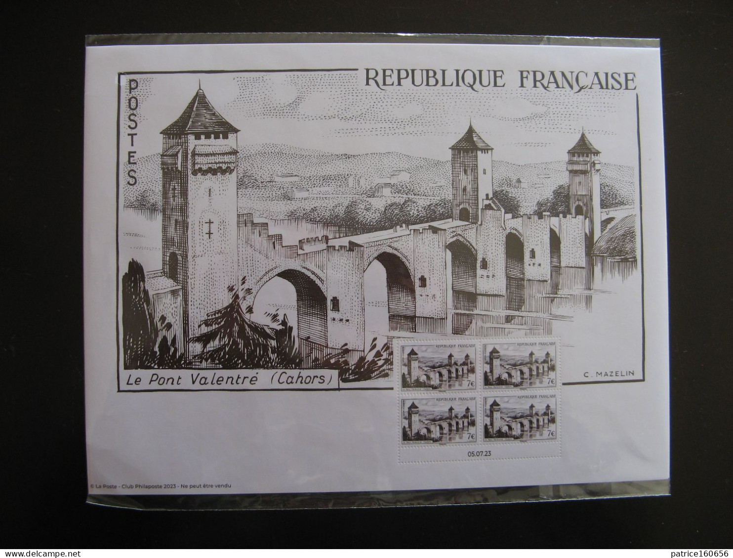 RARE Et TB Affiche " Le Pont Valentré" 2023, Neuve XX Sous Blister. - Unused Stamps