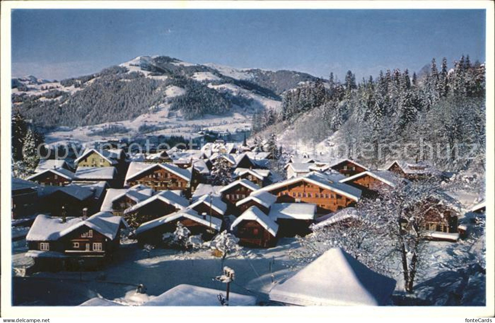 12024901 Gstaad Winterpanorama Gstaad - Sonstige & Ohne Zuordnung