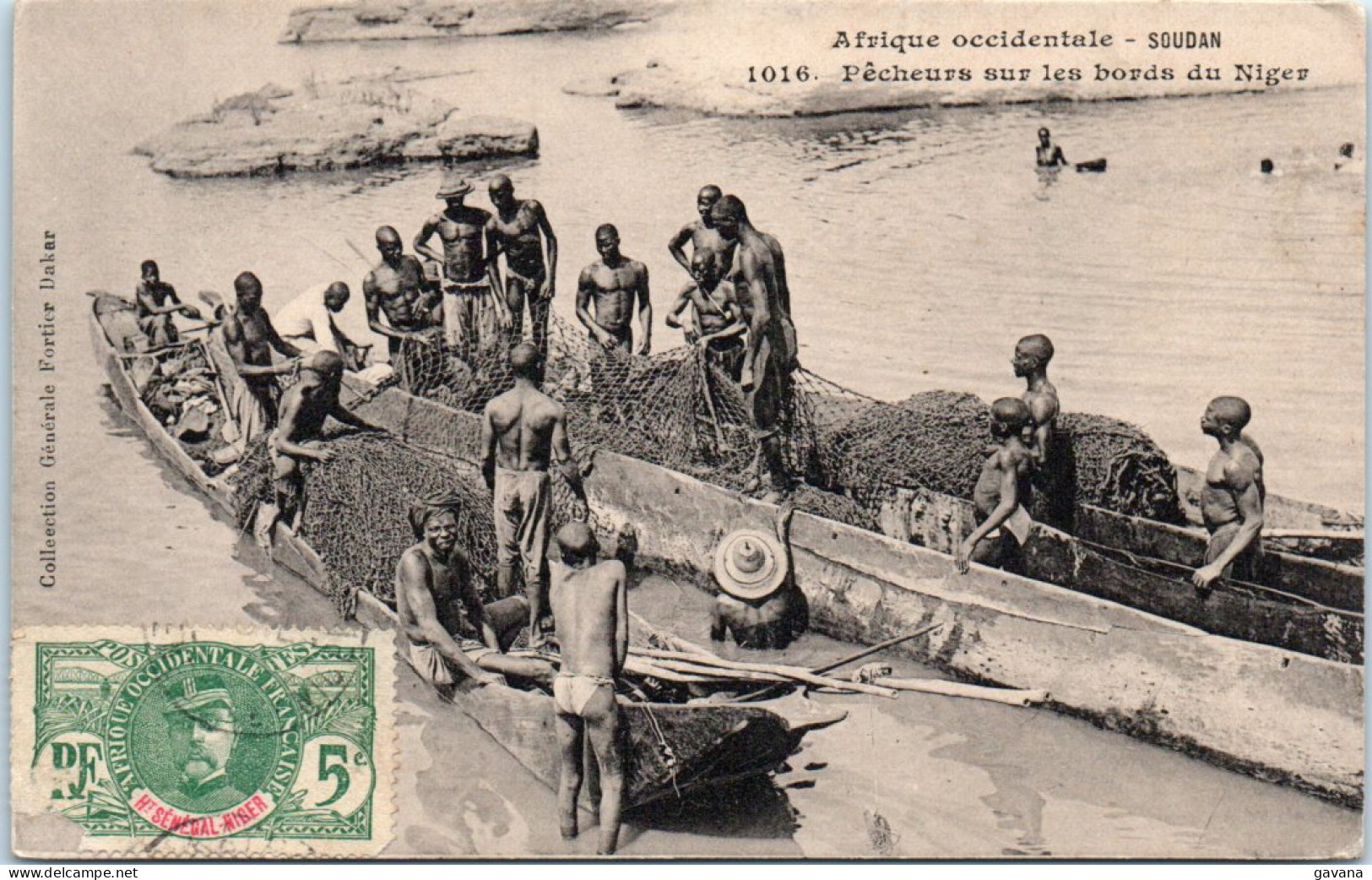 SOUDAN - Pecheurs Sur Les Bords Du Niger  - Sudan