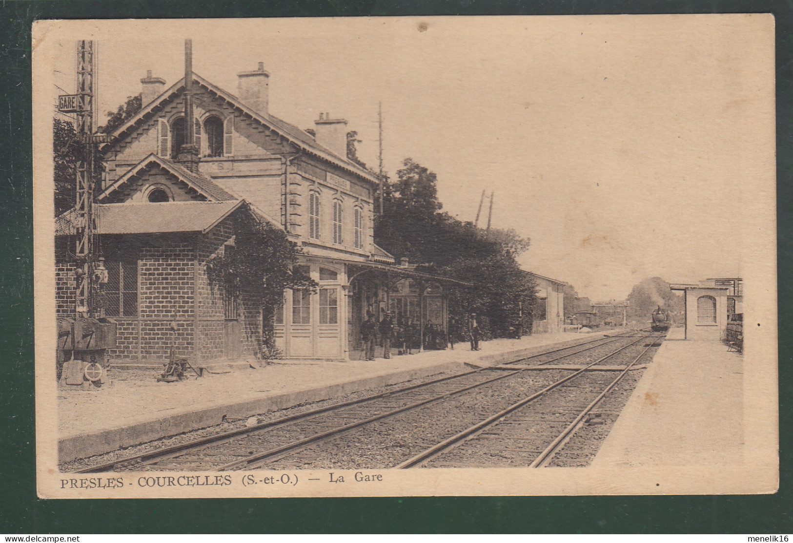 CP - 95 - Presles-Courcelles - La Gare - Presles