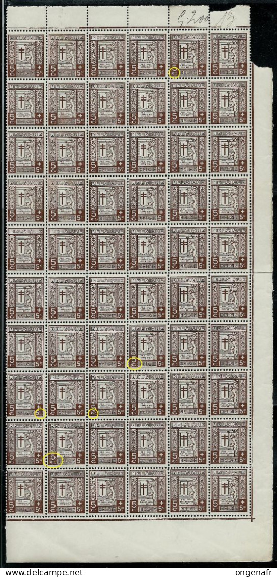 6 Blocs  Du N° 240 + CU Luppi- ** Soit 126 Timbres - 1901-1930