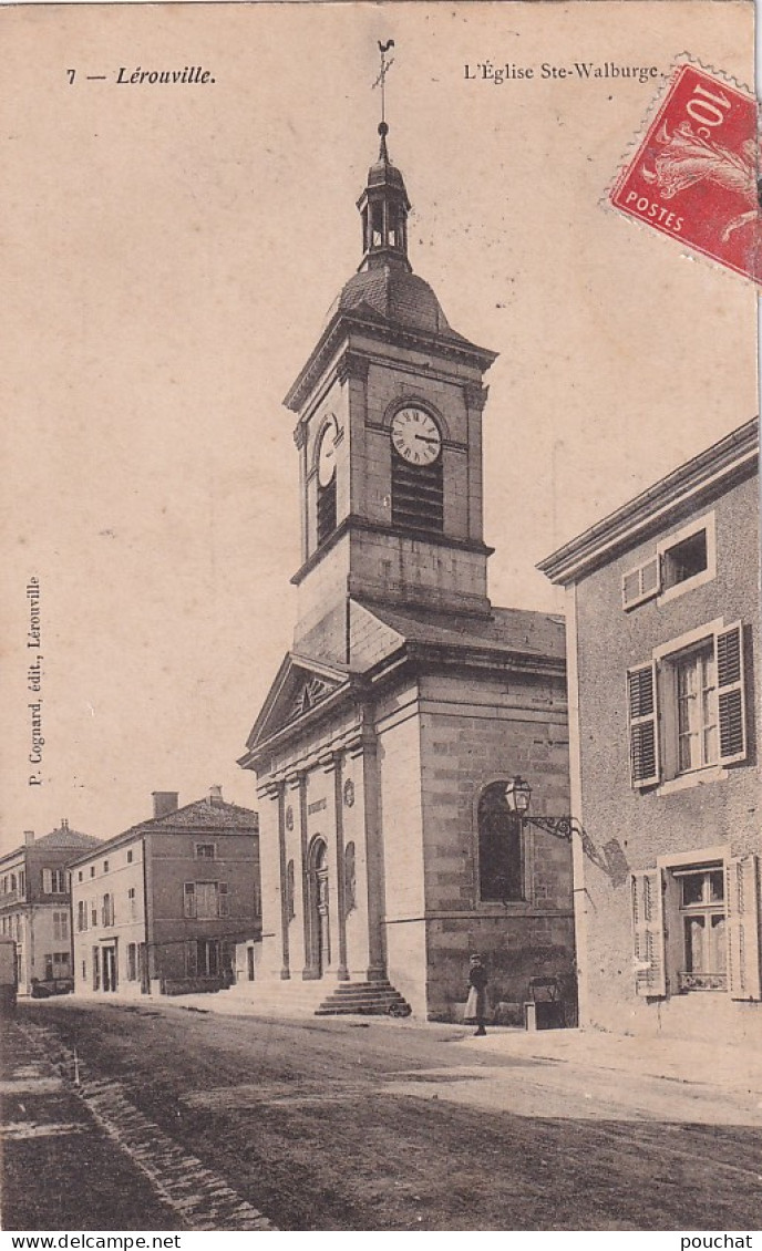 XU Nw-(55) LEROUVILLE - L'EGLISE STE WALBURGE - Lerouville