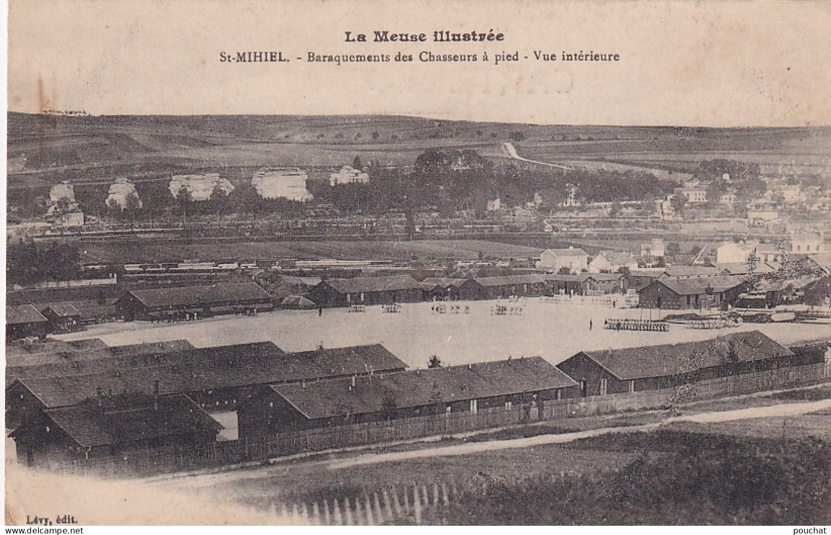 XU Nw-(55) ST MIHIEL - BARAQUEMENTS DES CHASSEURS A PIED - VUE INTERIEURE - Saint Mihiel