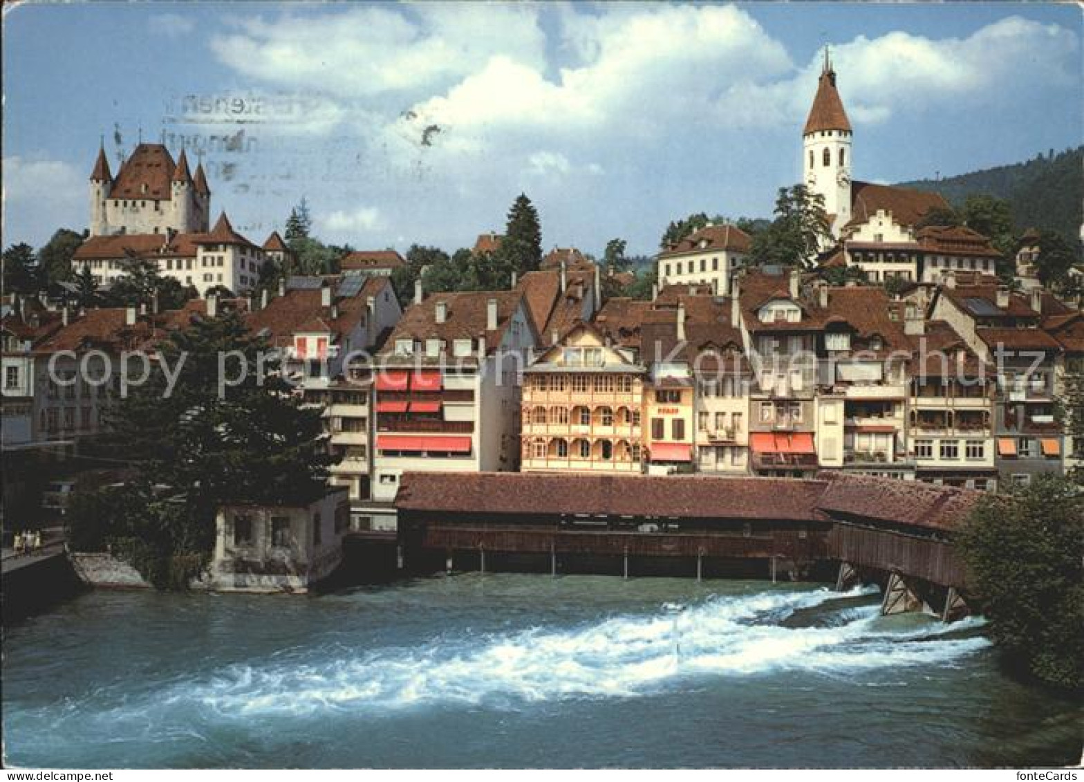 12023762 Thun BE Schloss Kirche Thun - Sonstige & Ohne Zuordnung