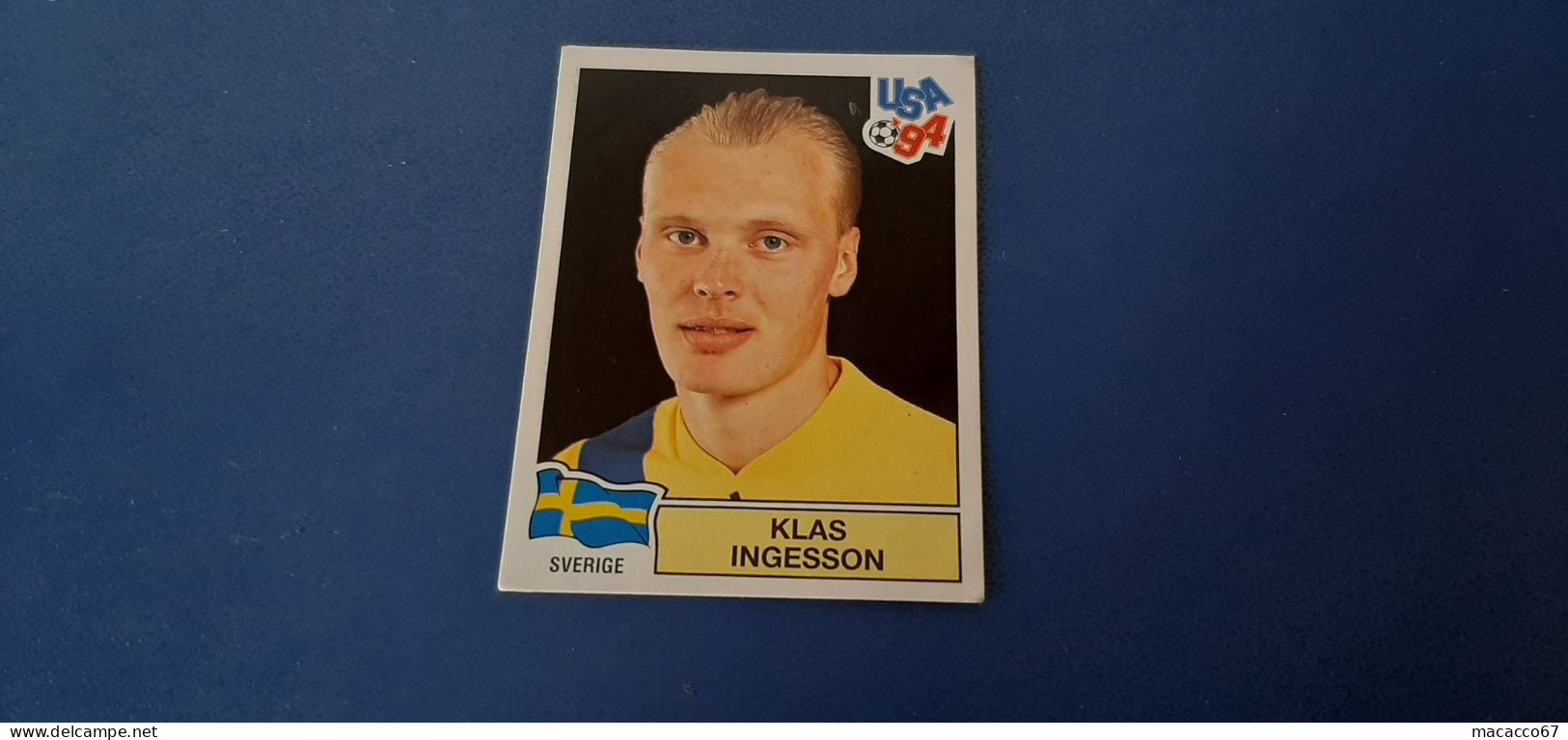 Figurina Panini WM USA 94 - 158 Ingesson Svezia - Edizione Italiana