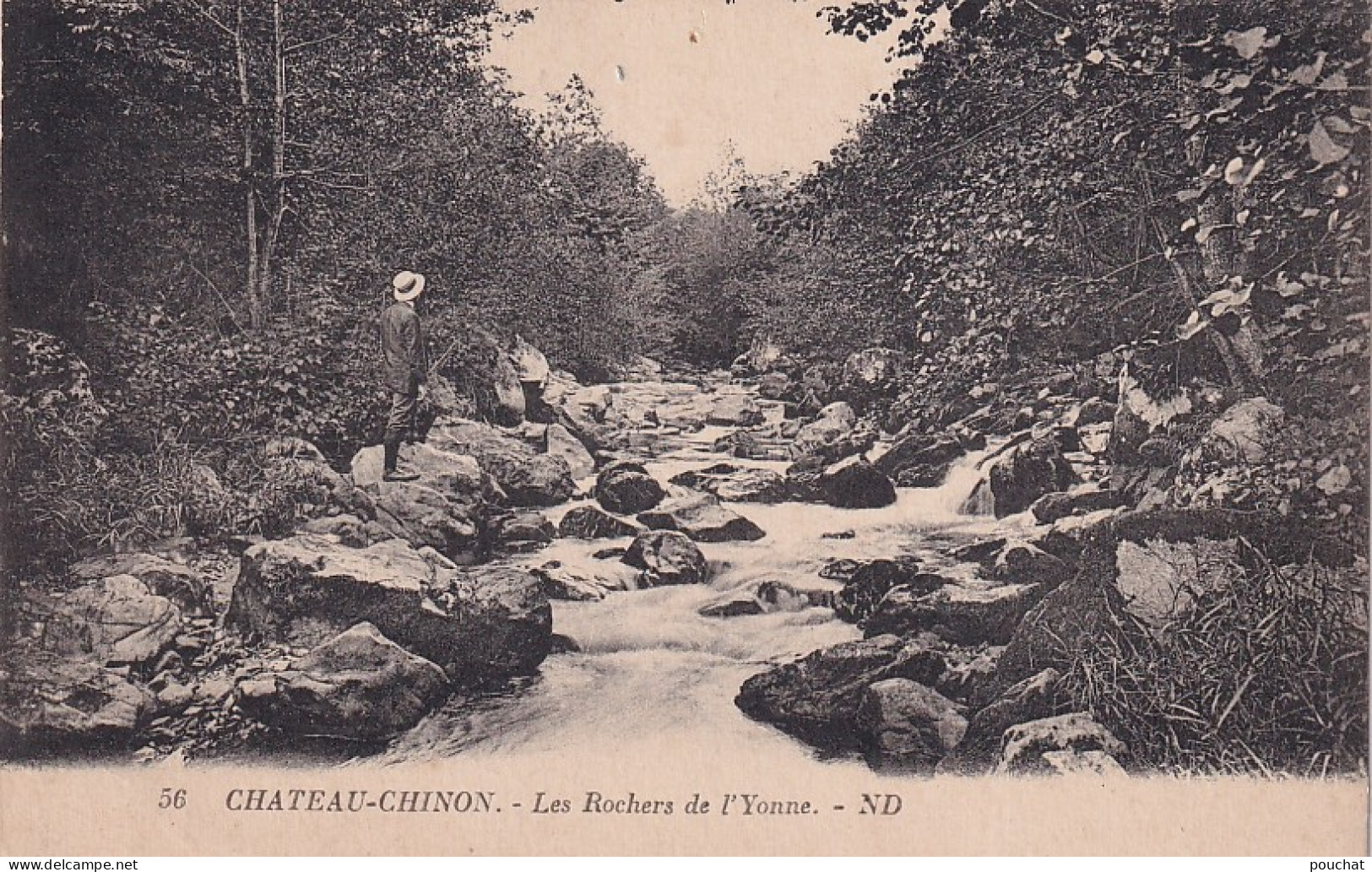 YO Nw-(58) CHATEAU CHINON - LES ROCHERS DE L'YONNE - Chateau Chinon