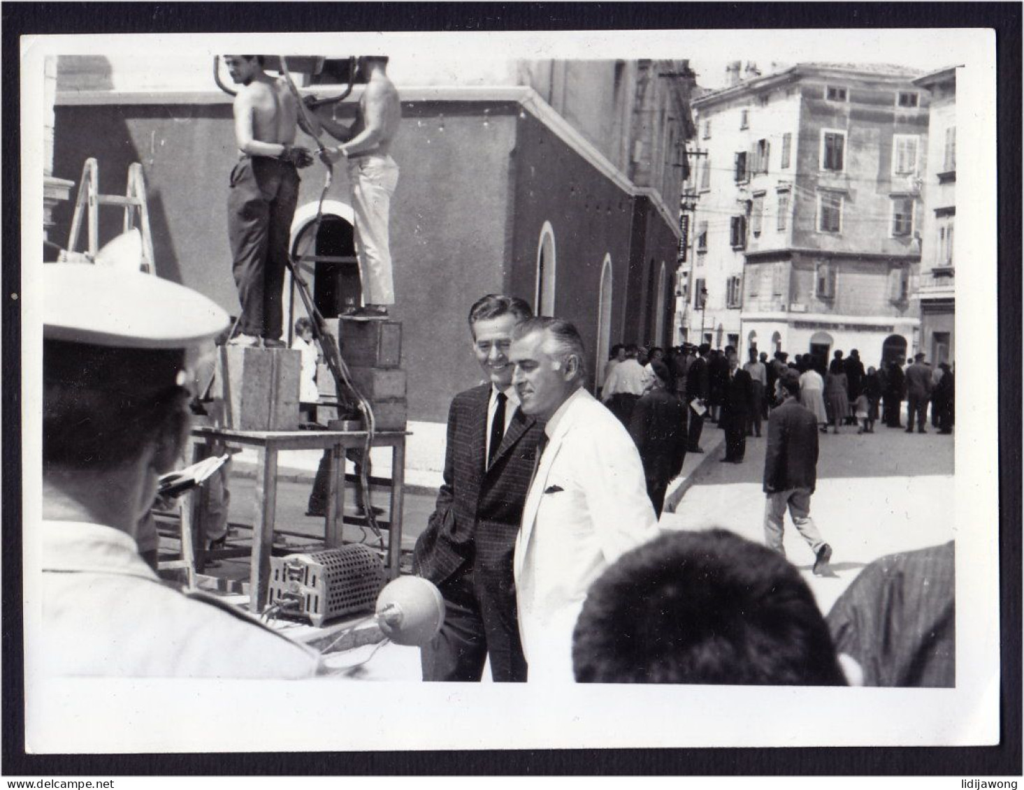 Croatia ROVINJ Set Of 6 Photos (9 X 12 Cm) Filming Actor Stuart Granger Film Movie 1964 (see Sales Conditions) - Croatia