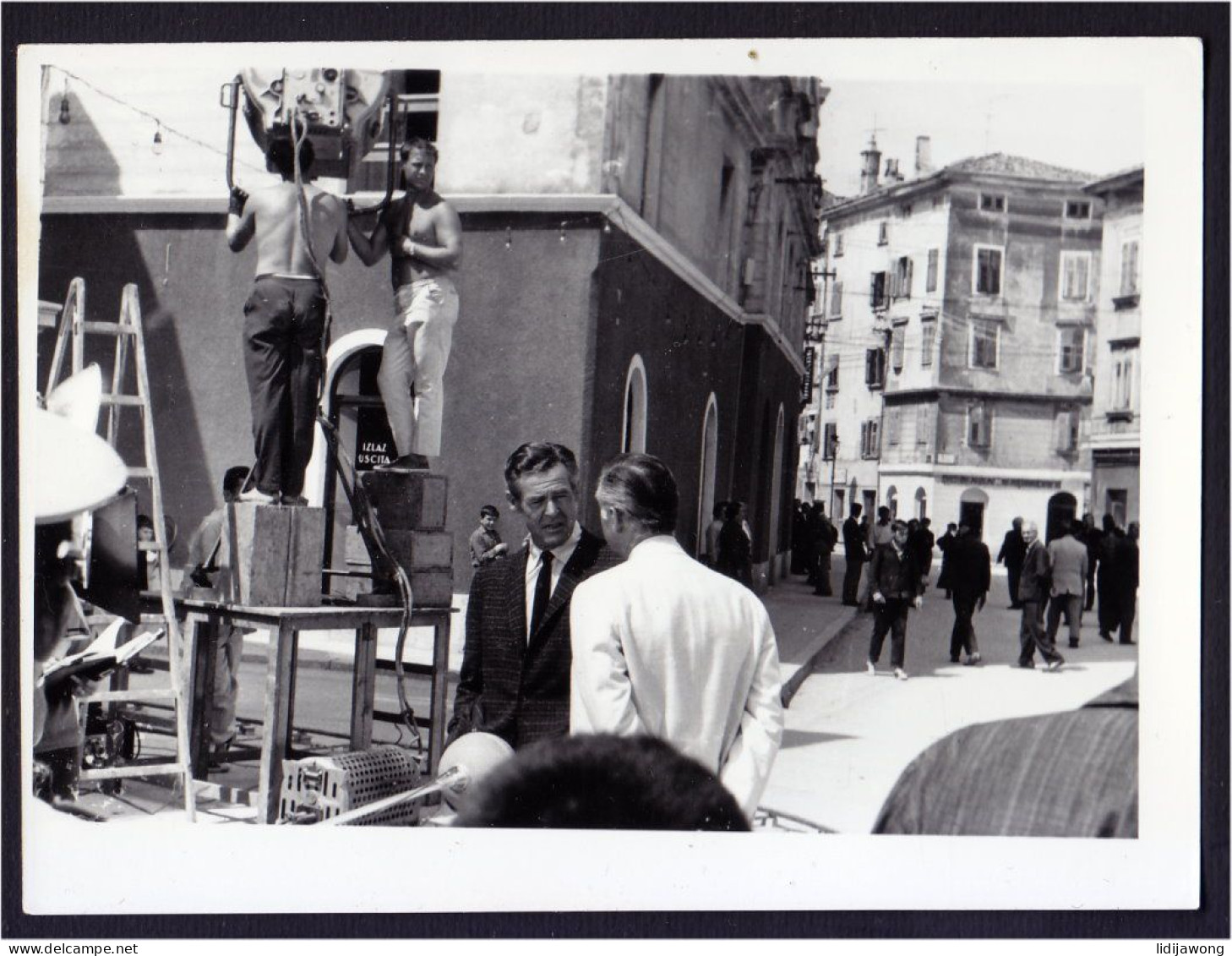 Croatia ROVINJ Set Of 6 Photos (9 X 12 Cm) Filming Actor Stuart Granger Film Movie 1964 (see Sales Conditions) - Kroatien