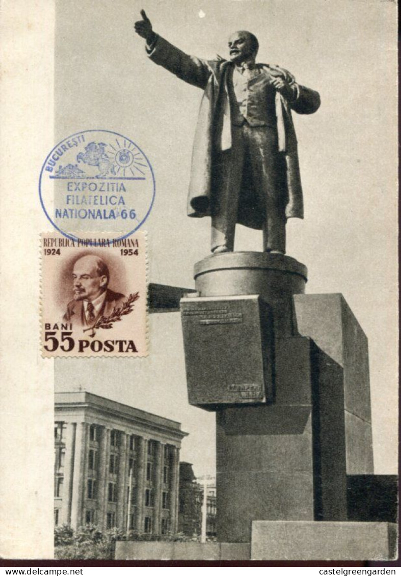 X0307 Romania, Maximum 1966 Wladimir Lenin - Sonstige & Ohne Zuordnung