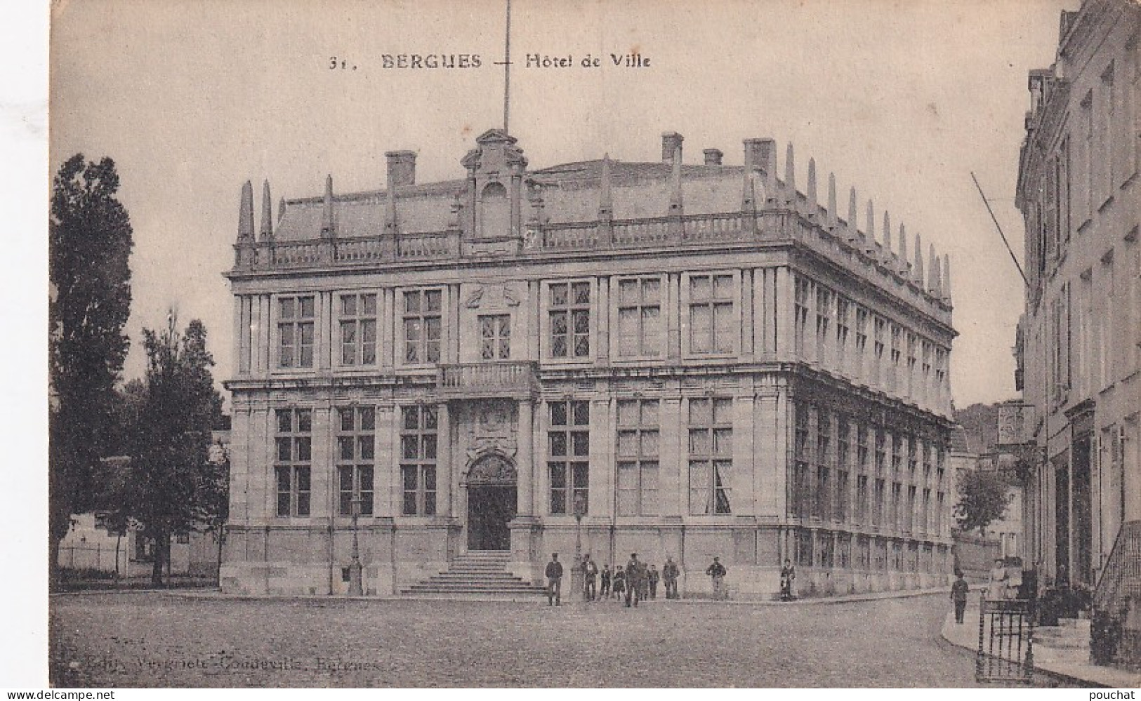 YO Nw-(59) BERGUES - HOTEL DE VILLE - Bergues