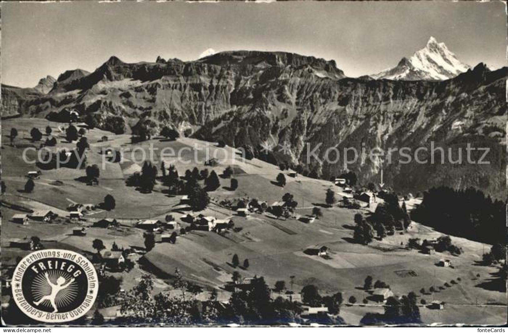 12023640 Beatenberg Kindererholungsheim Schulheim Freiegg Alpenpanorama Beatenbe - Sonstige & Ohne Zuordnung