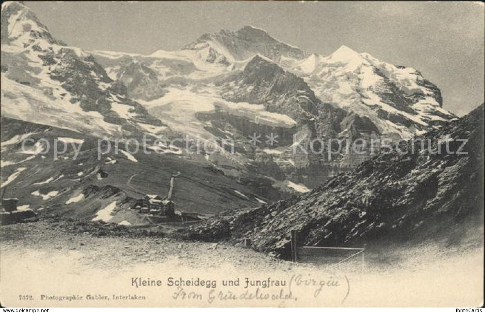 12023632 Kleine Scheidegg Interlaken Berghotel Jungfrau Berner Alpen Kleine Sche - Sonstige & Ohne Zuordnung